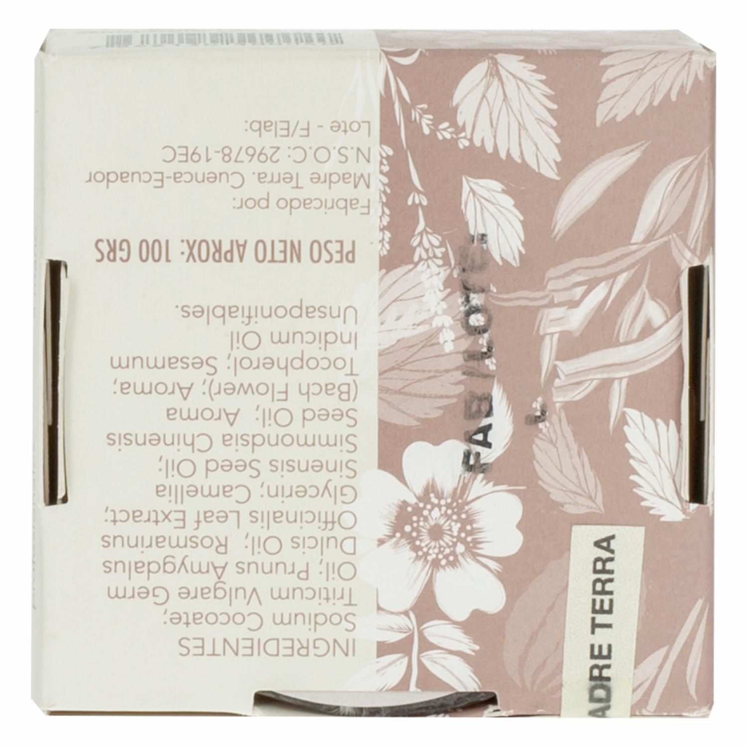 Jabón Facial Natural Glicerina Mandarina Con Toronja Roja MADRE TERRA 100 G