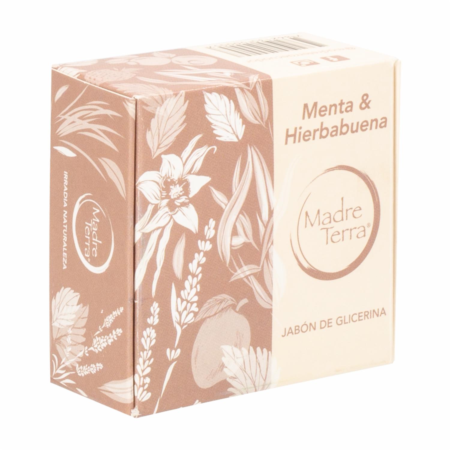Jabón Natural Glicerina Menta Con Hierbabuena MADRE TERRA 100 G - Imagen 3