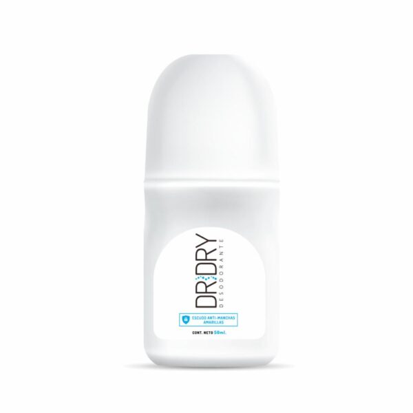 Desodorante Roll On Escudo Anti Manchas Amarillas DR.DRY 50 Ml