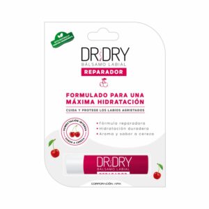 Bálsamo Labial Reparador Hidratante Sabor A Cereza DR. DRY 4.80 G