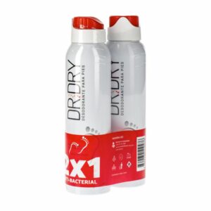 Desodorante Para Pies Antibacterial En Spray DR. DRY 300 Ml