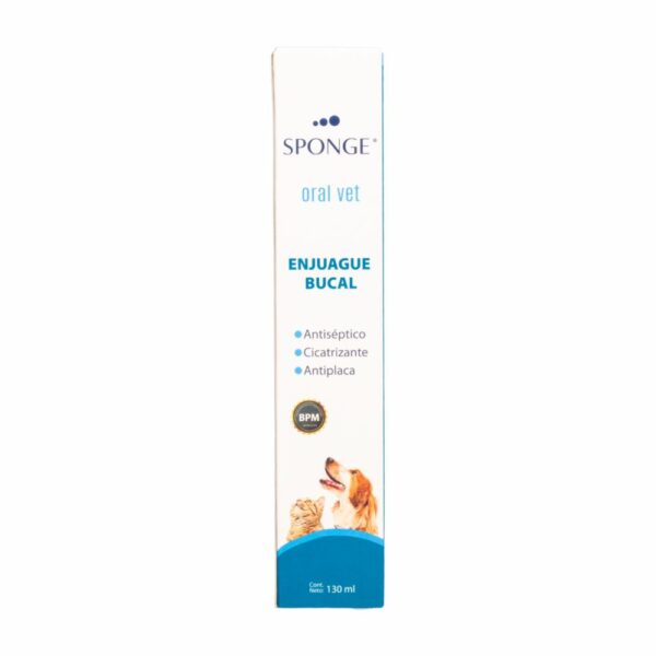 Enjuague Bucal De Perro Solución Antiséptica Sponge Oral SPONGE 130 Ml - Imagen 2