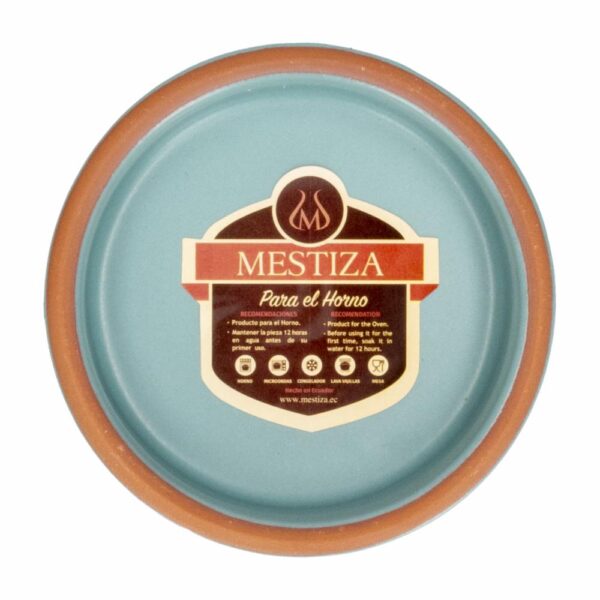 Cazuela Sin Asa Color Jade Mate MESTIZA Unidad - Imagen 2
