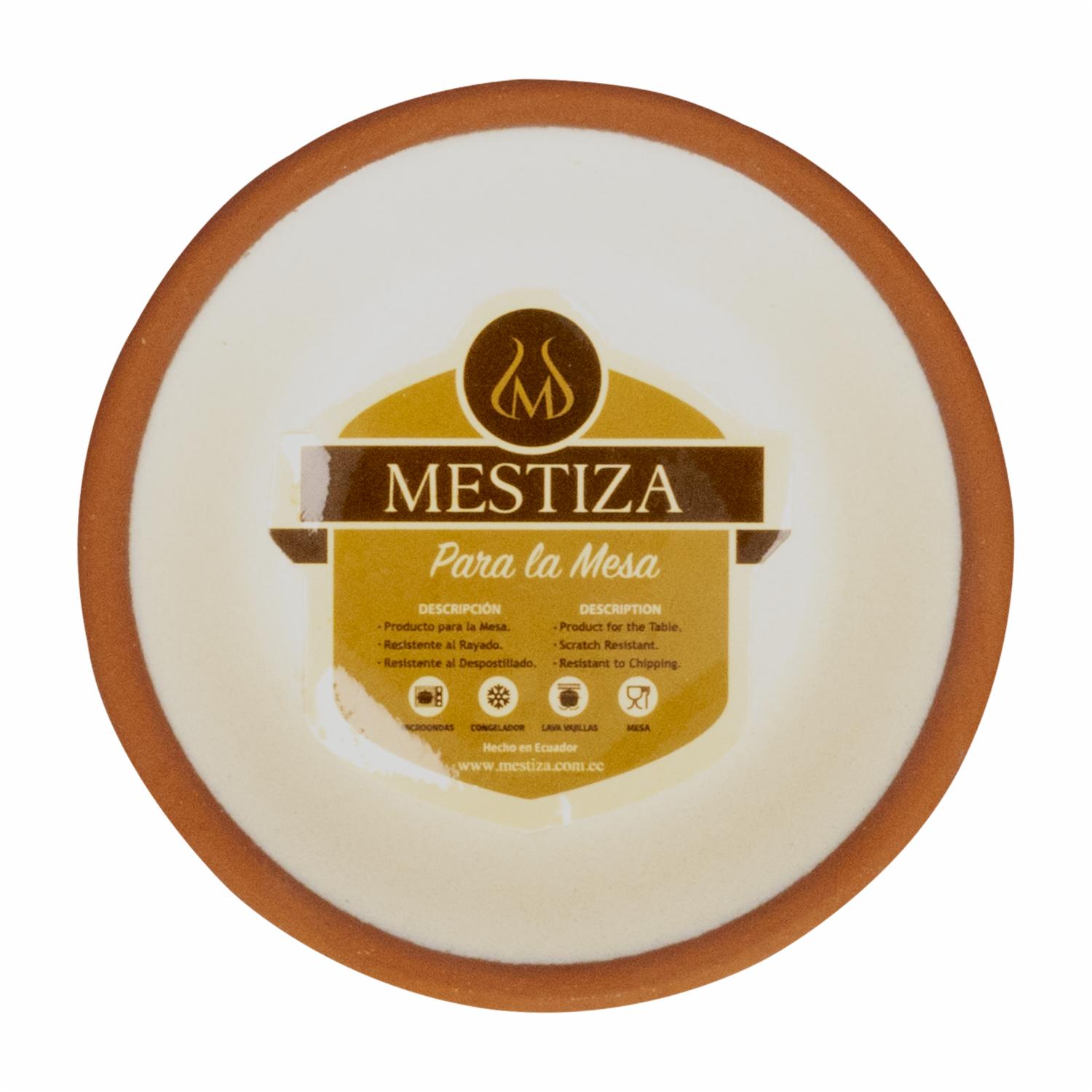 Salsero Alfarero Color Crema Mate MESTIZA Unidad