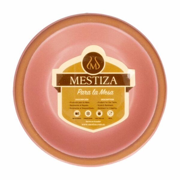 Salsero Alfarero Color Rosa Mate MESTIZA Unidad - Imagen 2