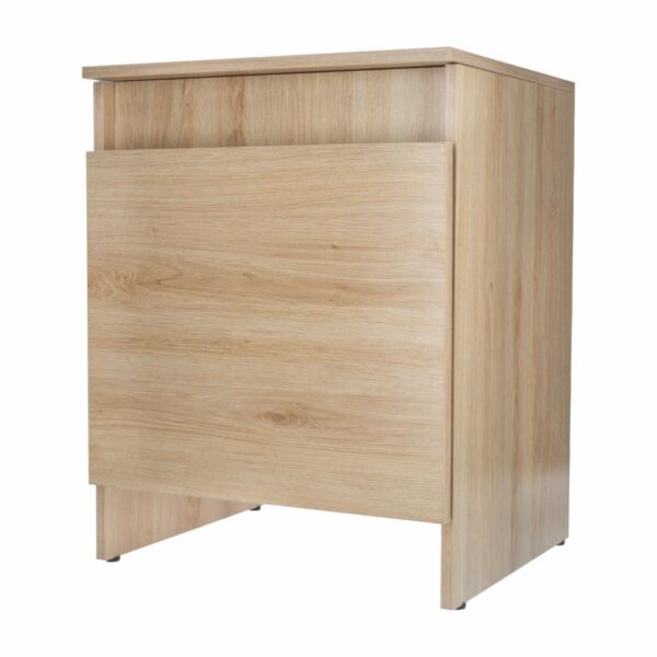 Nochero Modelo Hefestos Amaranto MUEBLE FÁCIL 50 X 40 X 35 Cm - Imagen 2