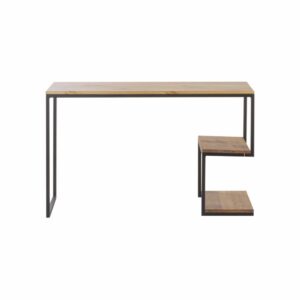 Escritorio Con Repisas SYNERGY Madera Y Metal