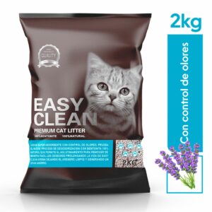 Arena Para Gatos Sanitaria Premium Aroma Lavanda EASY CLEAN 2 Kg