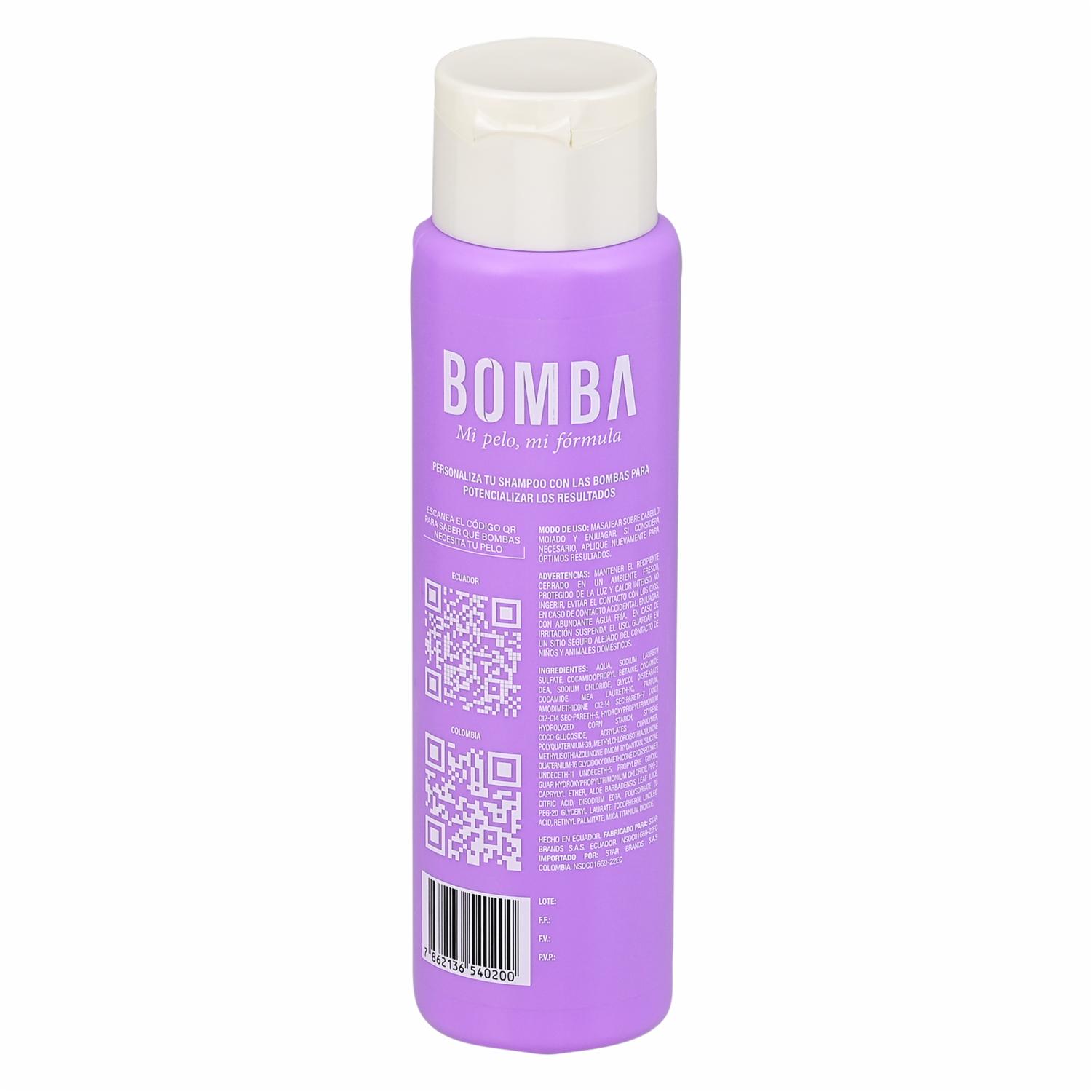 Shampoo De Cabello Bomba Mix Ondas Increibles BOMBA 370 Ml