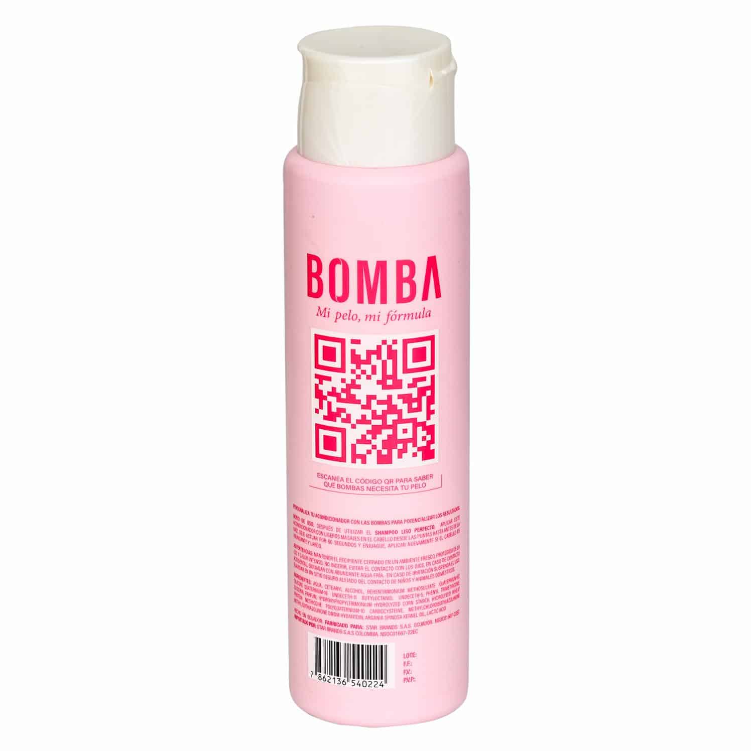 Acondicionador De Cabello Bomba Mix Liso Perfecto BOMBA 370 Ml - Imagen 2