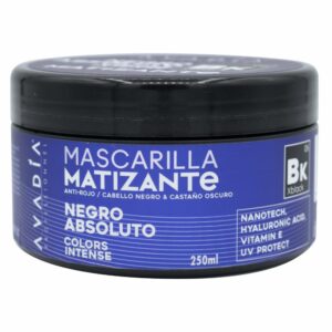 Mascarilla Capilar Matizante Negro Absoluto AVADIA 250 Ml