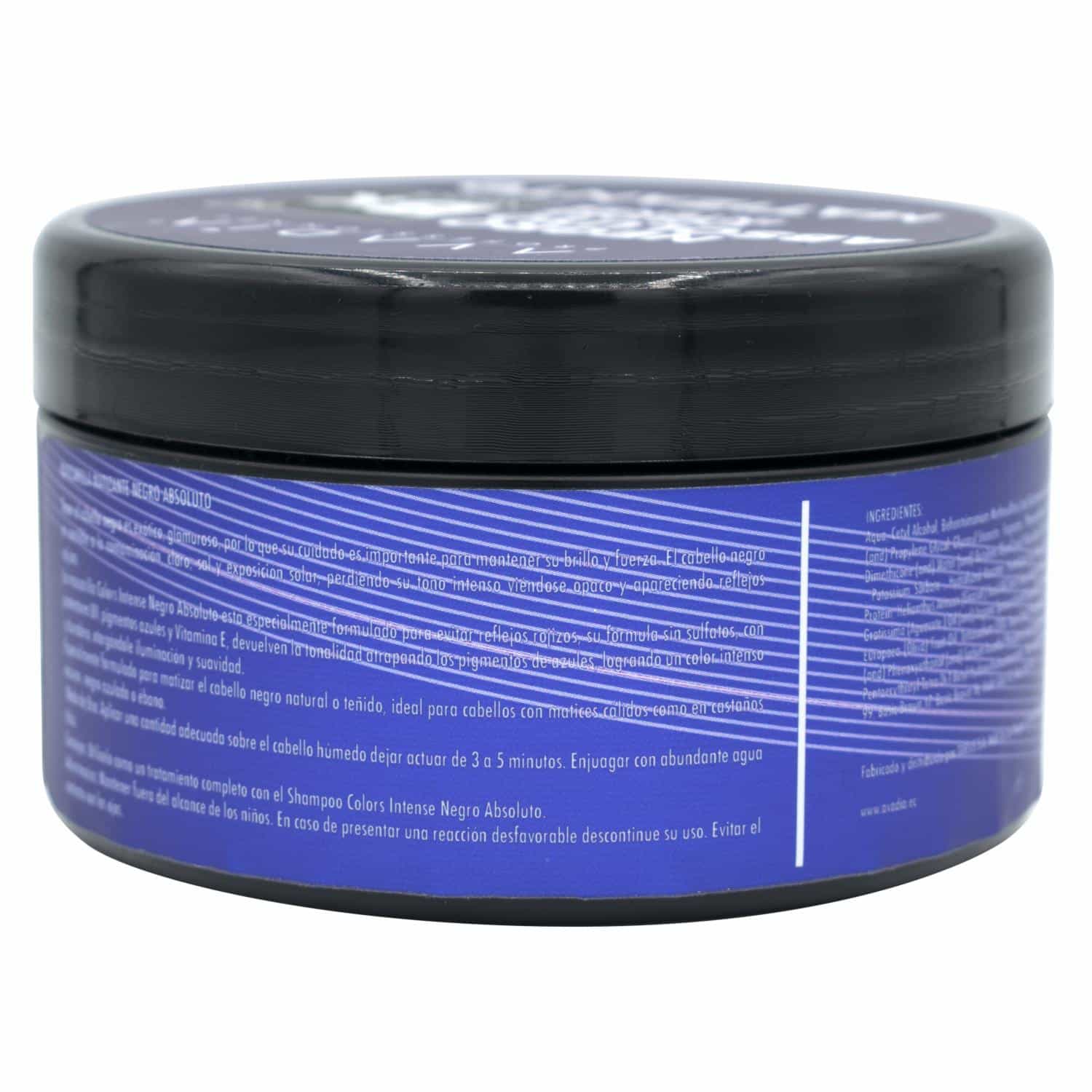 Mascarilla Capilar Matizante Negro Absoluto AVADÍA 250 Ml - Imagen 2