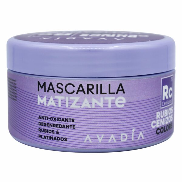 Mascarilla Capilar Matizante Rubios Cenizos AVADÍA 250 Ml