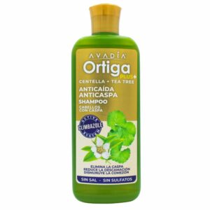 Shampoo Para Cabello Ortiga Plus Anticaída Caspa Centella Y Tea Tree AVADIA 400 Ml