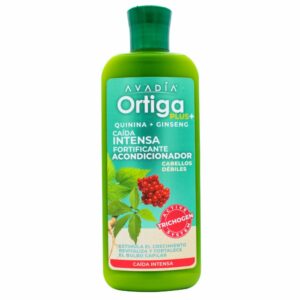 Acondicionador De Cabello Ortiga Plus Anticaída Fortificante Con Trichogen, Ortiga, Quinina Y Ginseng AVADIA 400 Ml