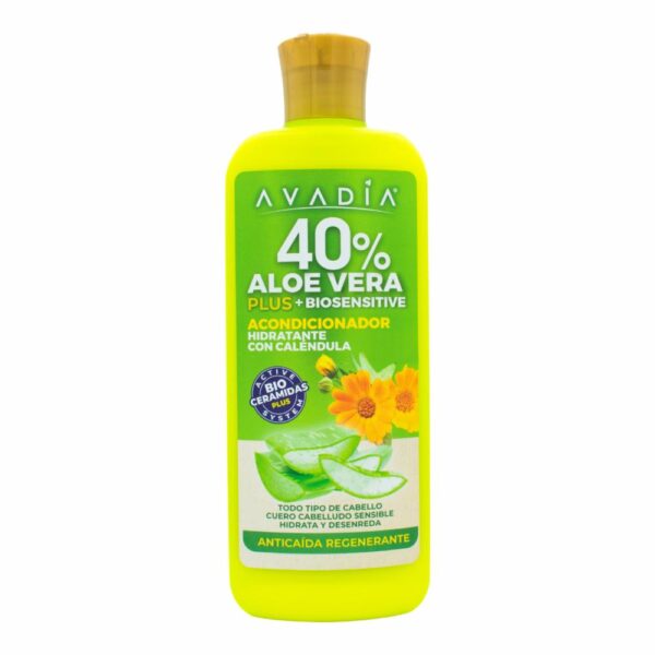 Acondicionador De Cabello Ortiga Plus Anticaída Biosensitive 40% Aloe Y Caléndula AVADIA 400 Ml