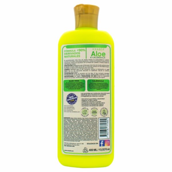 Acondicionador De Cabello Ortiga Plus Anticaída Biosensitive 40% Aloe Y Caléndula AVADIA 400 Ml - Imagen 2