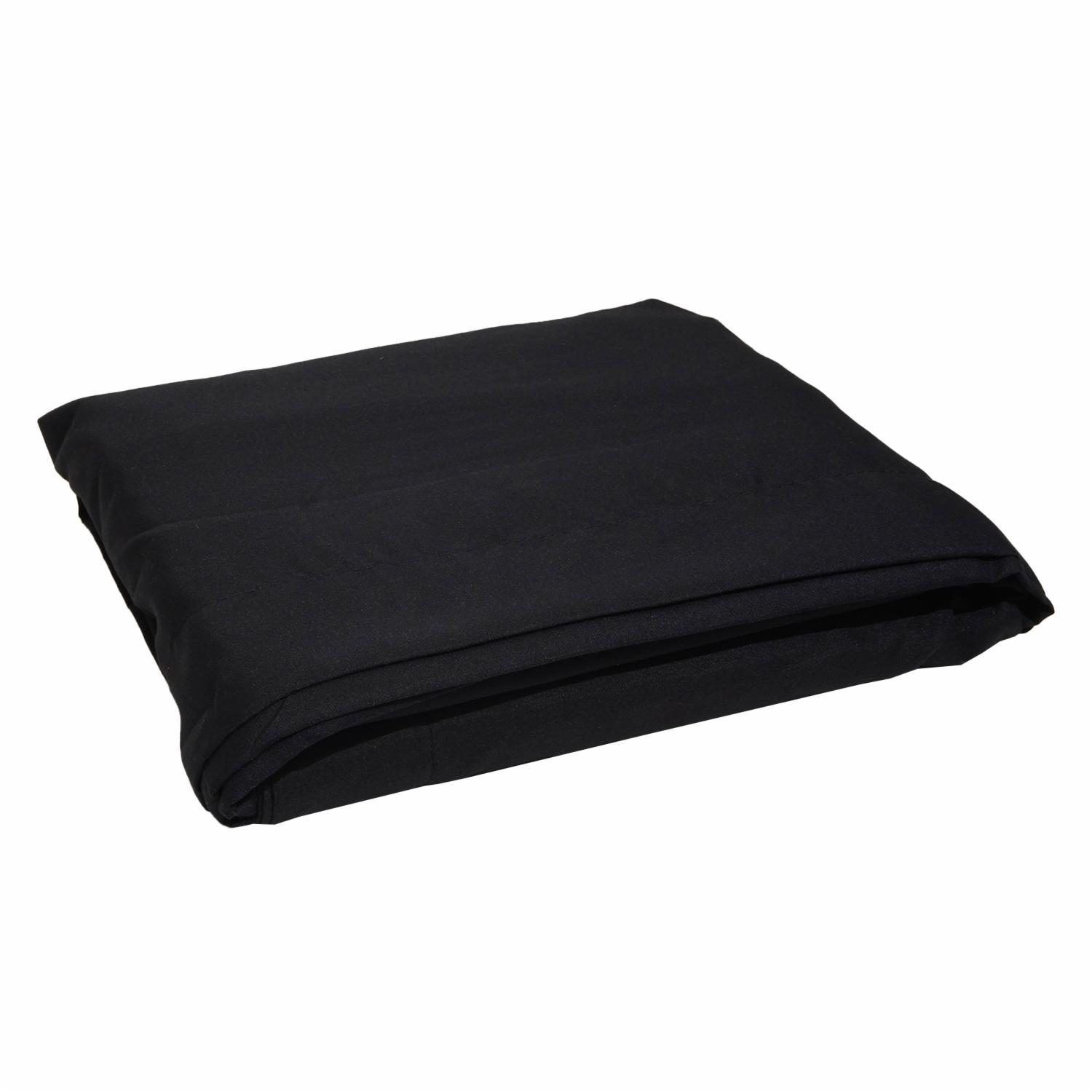 Juego De Sábanas Microfibra Negra ZIBA HOME 1 1/2 Plazas