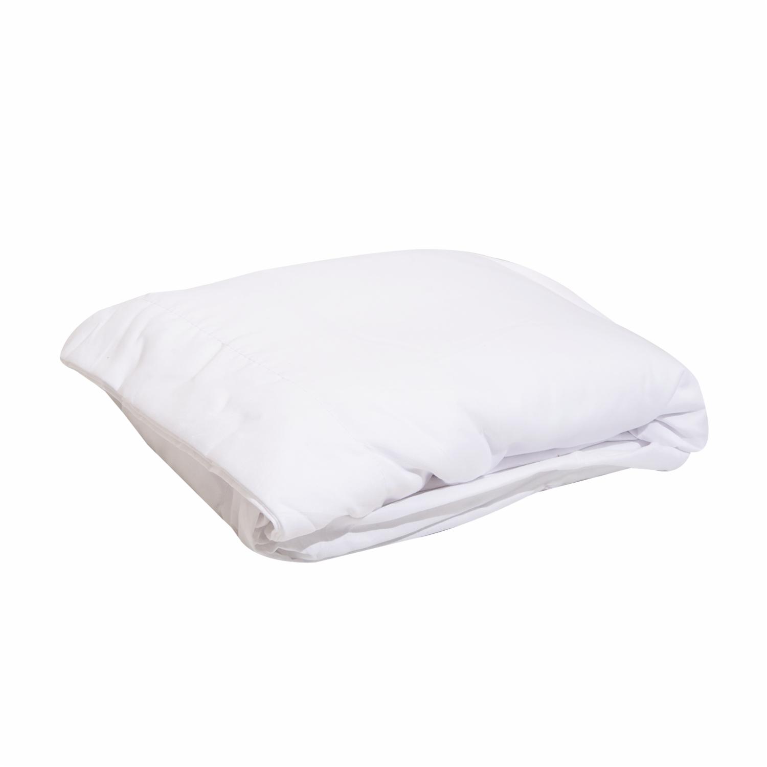 Juego De Sábanas Microfibra Blanca ZIBA HOME 2 Plazas - Imagen 2