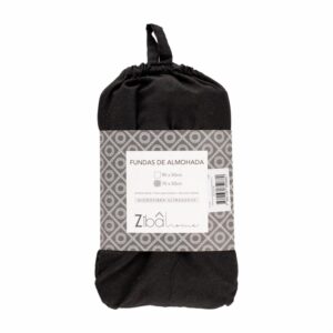 Funda De Almohada Negra ZIBA HOME 70 X 50 Cm