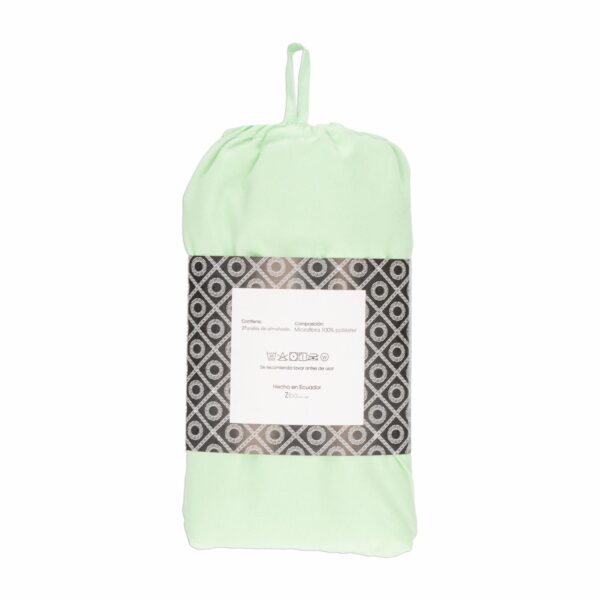 Funda De Almohada Verde Pastel ZIBA HOME 70 X 50 Cm - Imagen 2