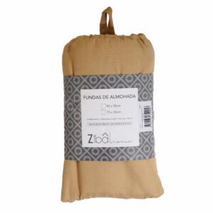 Funda De Almohada Mostaza ZIBA HOME 90 X 50 Cm
