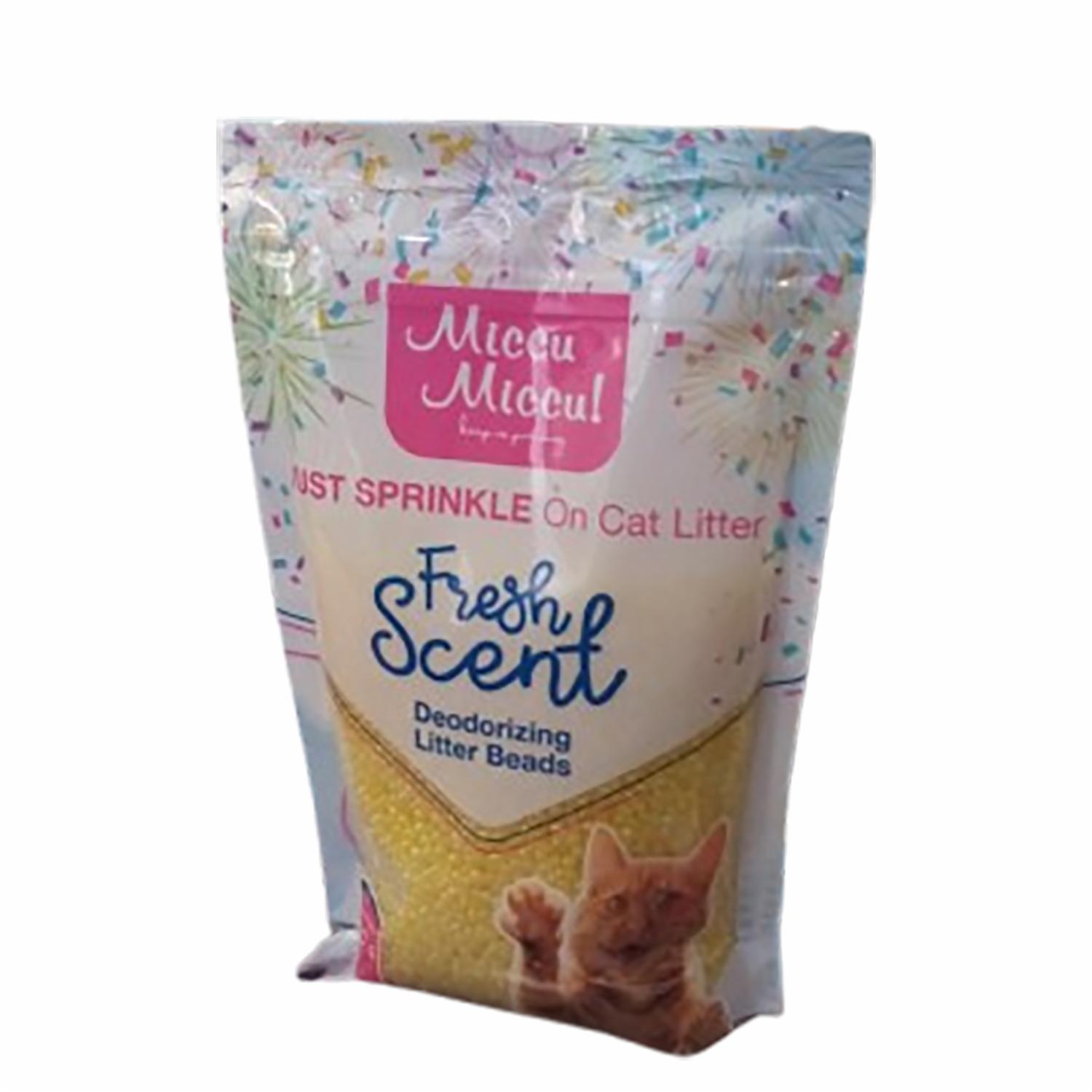 Arena Para Gatos Sprinkles Fragancia Limón MICCU 300 G - Imagen 2