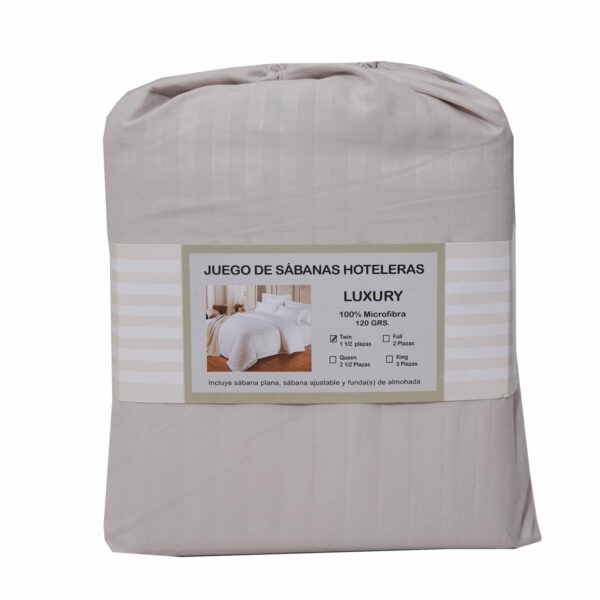 Juego De Sábanas Blanca LUXURY - Imagen 4