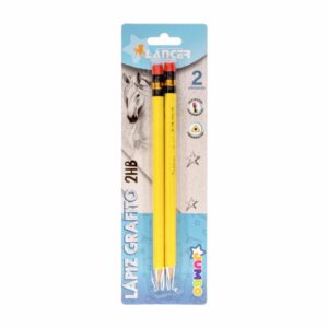 Lápiz De Grafito Diseño Triangular Amarillo Jumbo LANCER 2HB