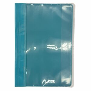 Carpetas Tipo Oficio Transparente Color Turquesa LANCER Unidad