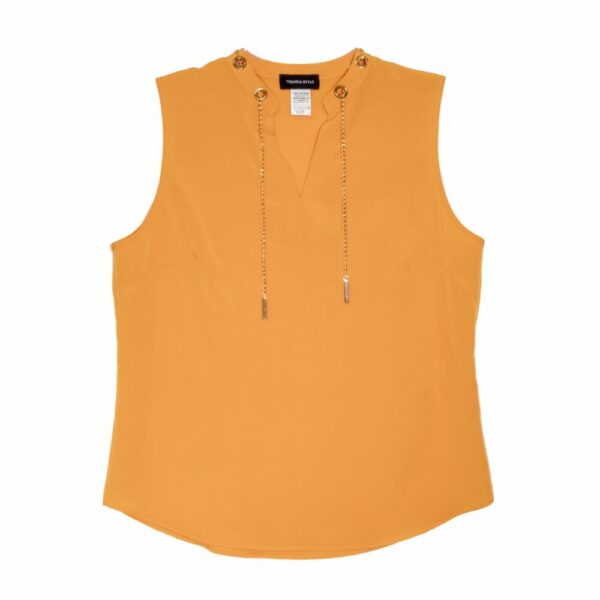 Blusa Sin Manga Naranja TREND & STYLE