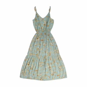 Vestido Cuello Redondo Cintura Descubierta TREND & STYLE