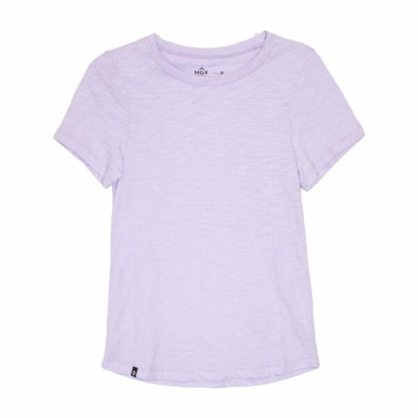 Camiseta Cuello Redondo Flam Lila MGX BASIC