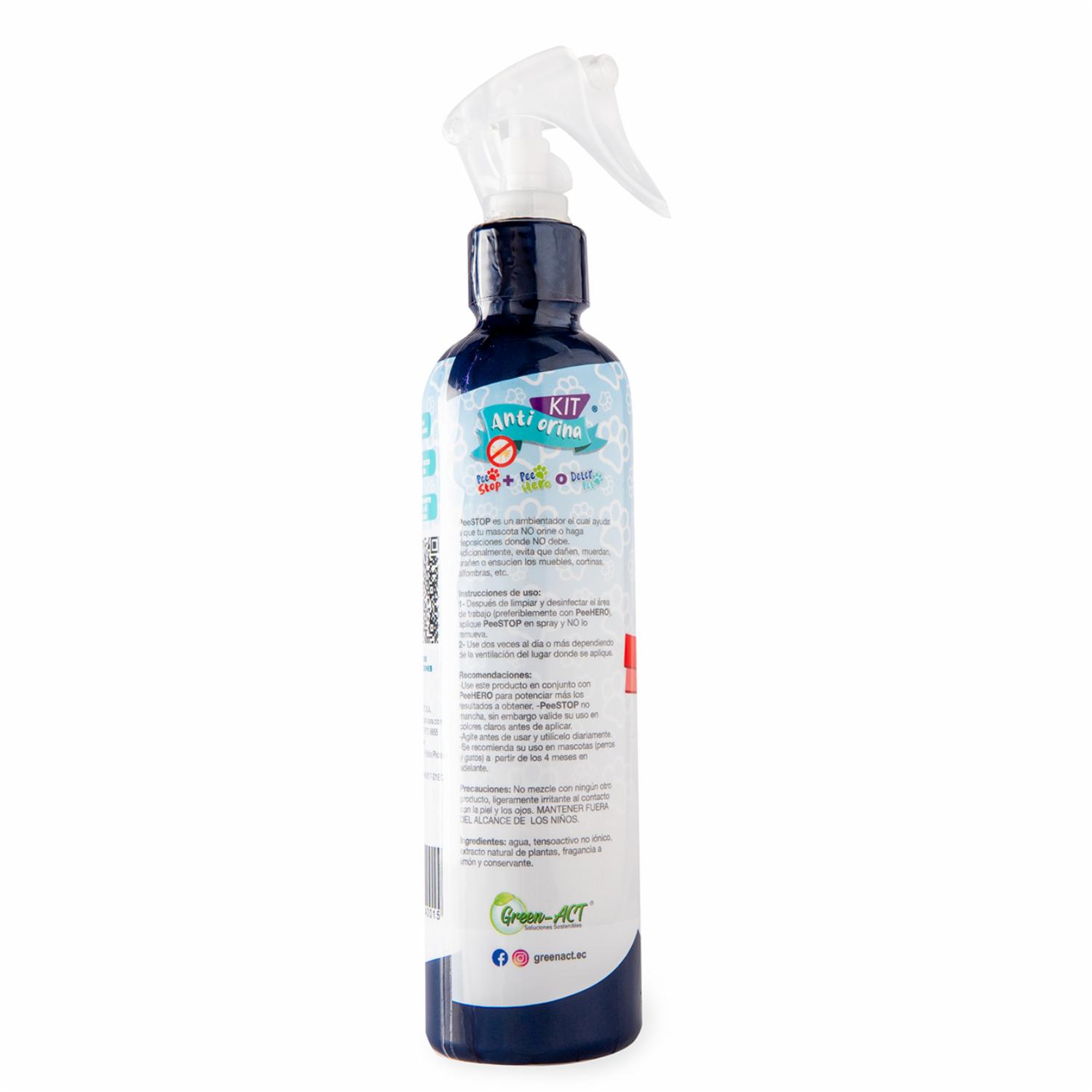 Educador De Mascotas Ambiental Natural PEE STOP 250 Ml - Imagen 3