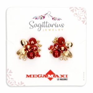 Aretes Para Dama Diseño Fabiola Dorado SAGITTARIUS JEWERLY 1 Par