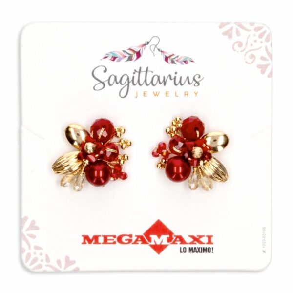 Aretes Para Dama Diseño Fabiola Dorado SAGITTARIUS JEWERLY 1 Par