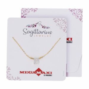 Collar Para Dama Diseño Nácar Con Dije Letra B SAGITTARIUS JEWERLY Unidad
