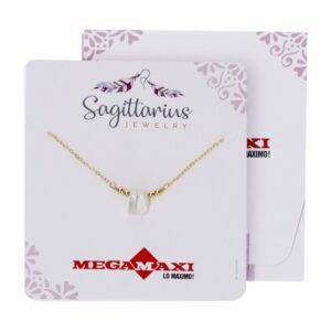 Collar Para Dama Diseño Nácar Con Dije Letra D SAGITTARIUS JEWERLY Unidad