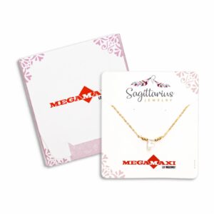 Collar Para Dama Diseño Nácar Con Dije Letra F SAGITTARIUS JEWERLY Unidad