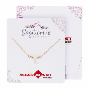 Collar Para Dama Diseño Nácar Con Dije Letra L SAGITTARIUS JEWERLY Unidad