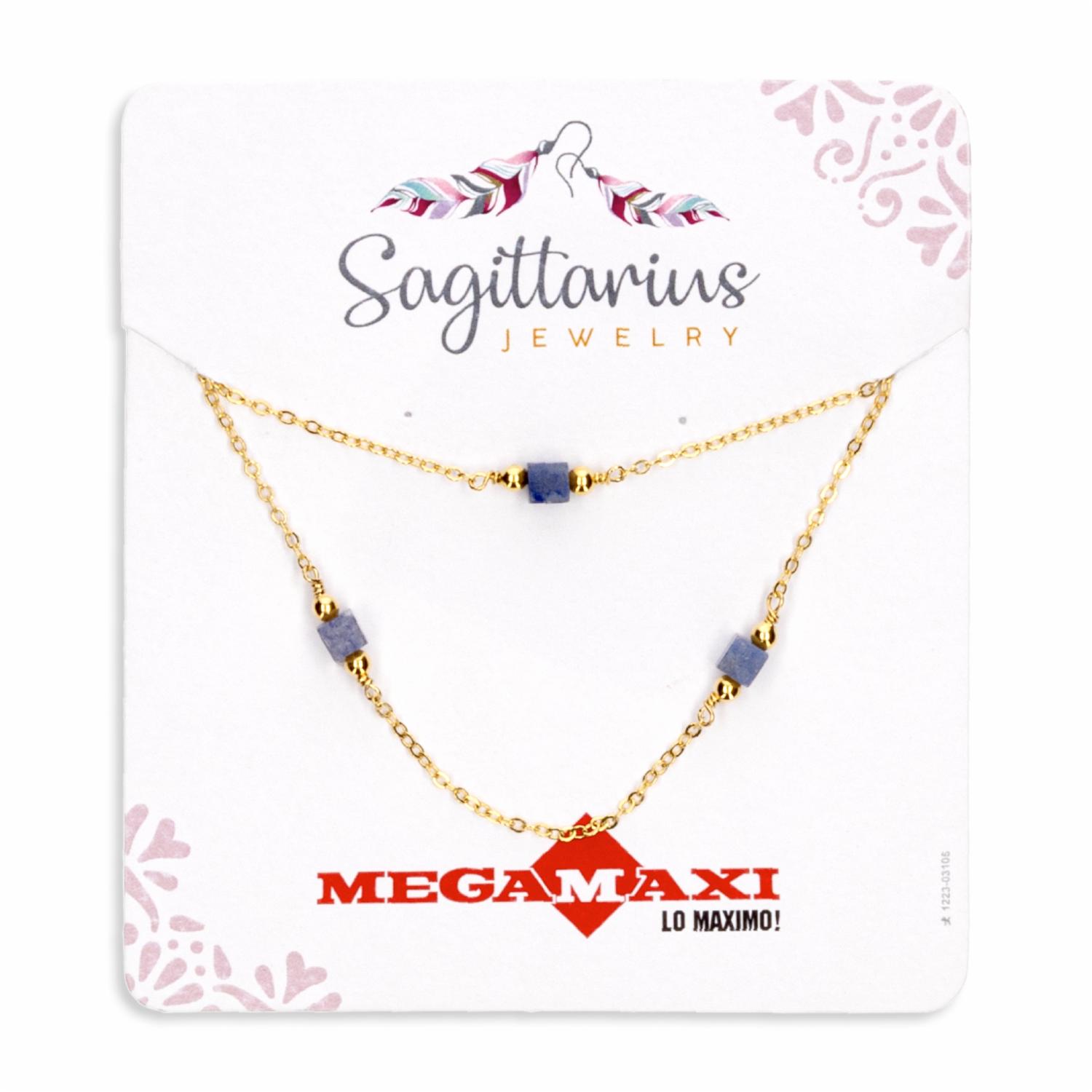 Collar Para Dama Diseño De Cadena Cruzada SAGITTARIUS JEWERLY Unidad - Imagen 2