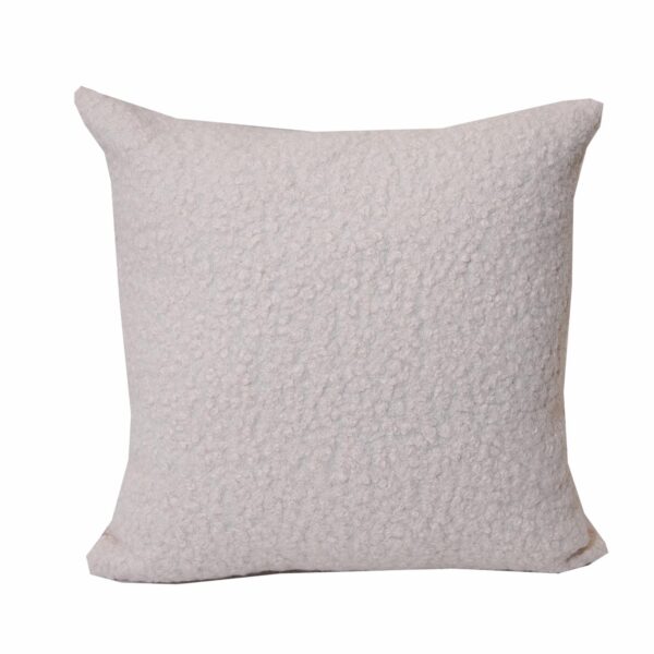 Cojín Con Cierre Bicolor Rosa Beige POMAROSA 45 Cm - Imagen 2