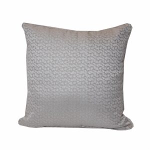 Cojín Con Cierre Brocado Beige POMAROSA 45 Cm
