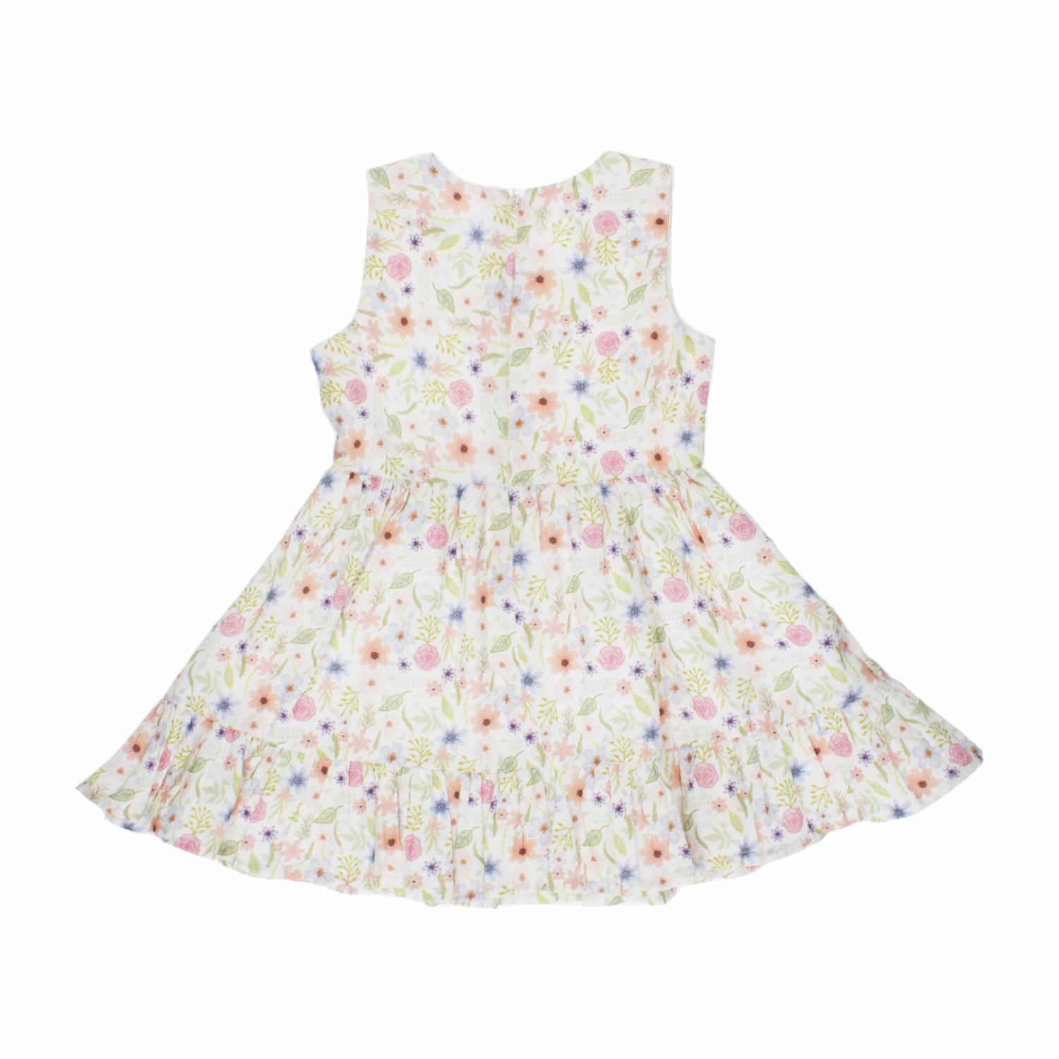 Vestido Manga Corta Floreado TOP BABY - Imagen 2
