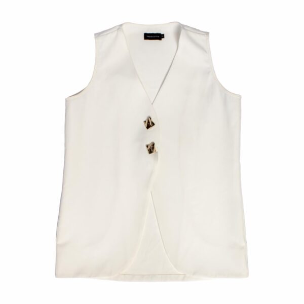 Chaleco Con Botones Dorados TREND & STYLE