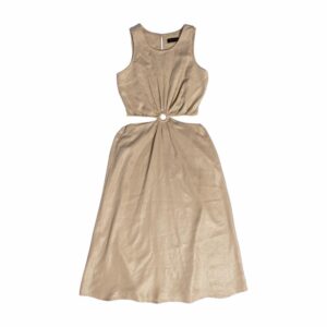 Vestido Escote En V Perlas En Hombro TREND & STYLE