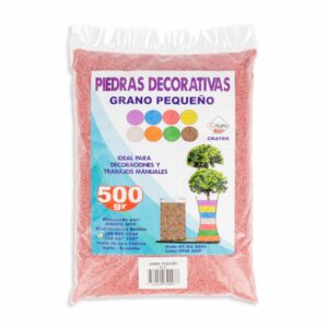 Piedra Decorativa Grano Color Rojo CRATER 500 G