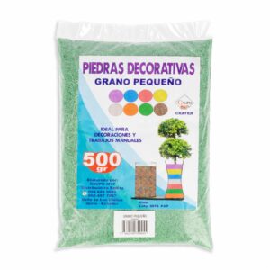 Piedra Decorativa Grano Color Verde CRATER 500 G