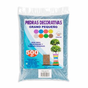 Piedra Decorativa Grano Color Celeste CRATER 500 G