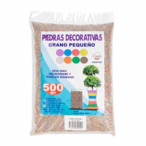 Piedra Decorativa Grano Mix De Colores CRATER 500 G